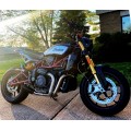 TOCE Performance Visor Tip Full 2 into 1 Low Mount Exhaust System for Indian FTR 1200 (Flat Track Racer) (2022+)